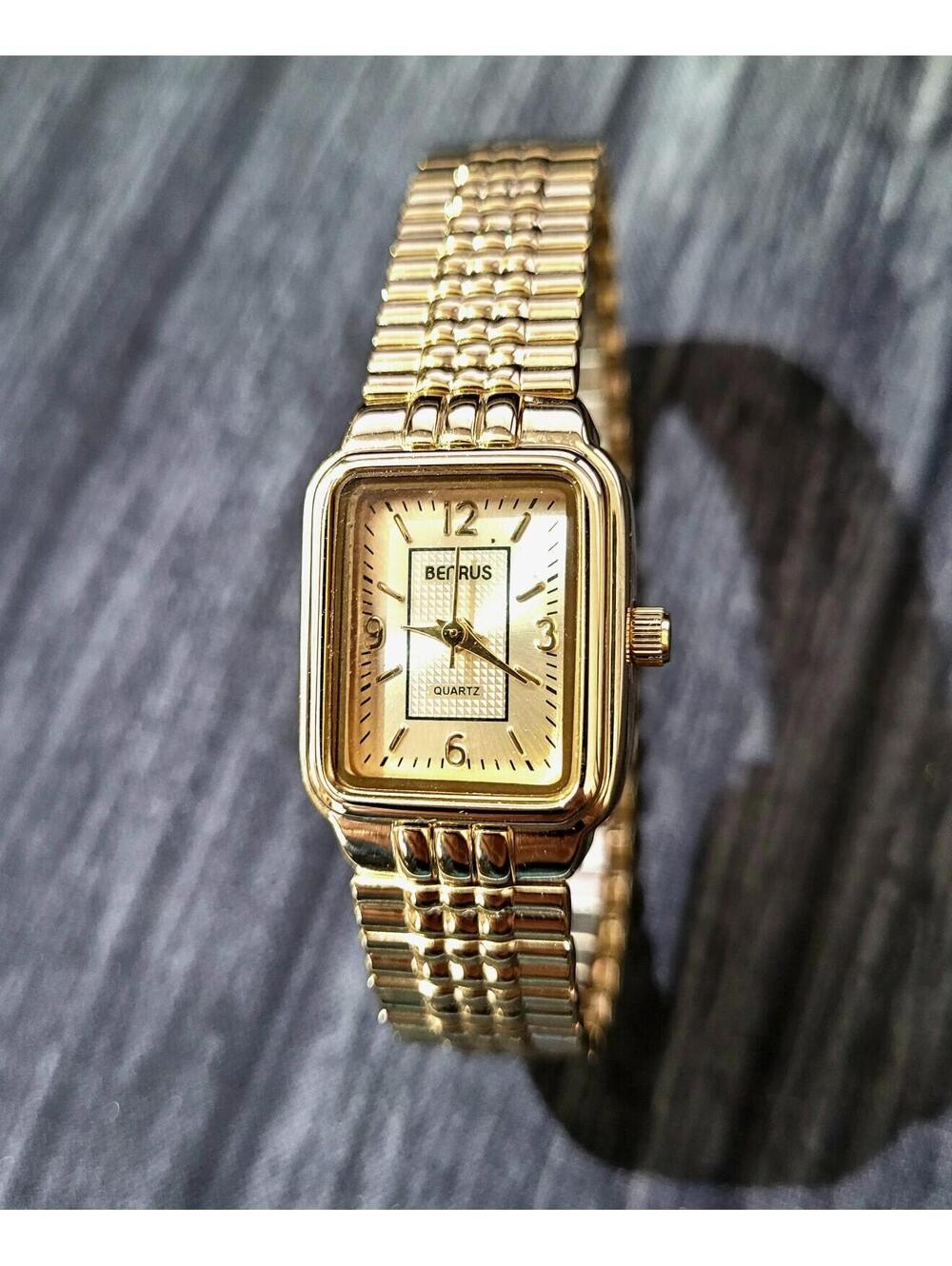 Rare Benrus Womens Vintage Retro Tank Watch New in Box